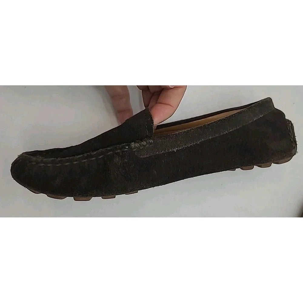 Coach Amber Brown Moccasins Coach New‎ York Carriage Logo Size 7.5 B